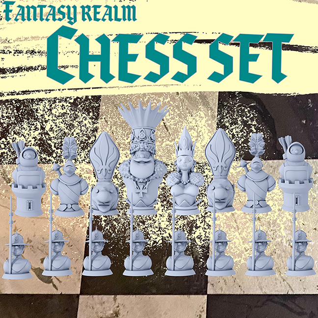 Fantasy Realm Chess Set